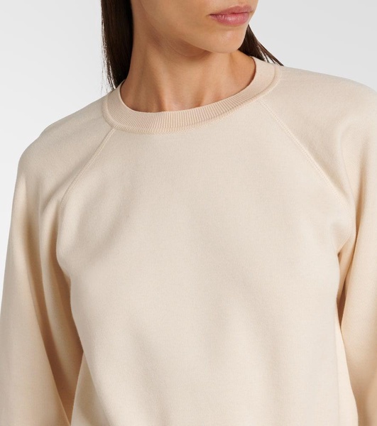 Viera cotton, silk, and cashmere sweatshirt