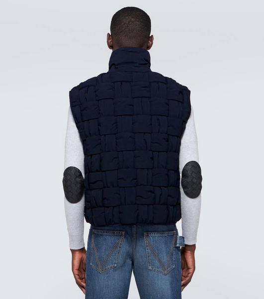 Intrecciato ripstop vest