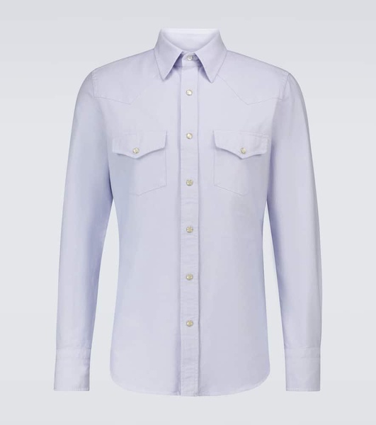 Western long-sleeved cotton shirt