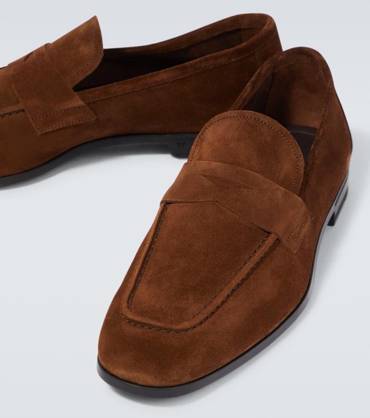 Suede loafers