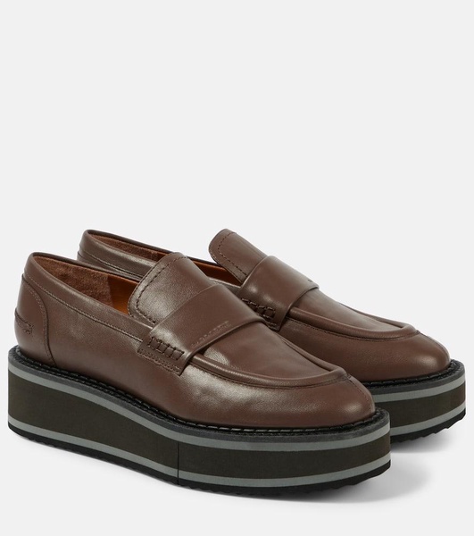 Bahati leather platform loafers