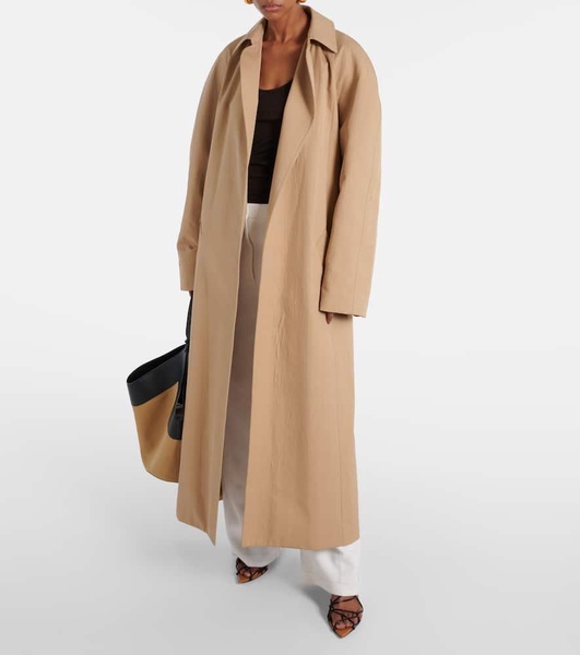 Roth cotton twill trench coat