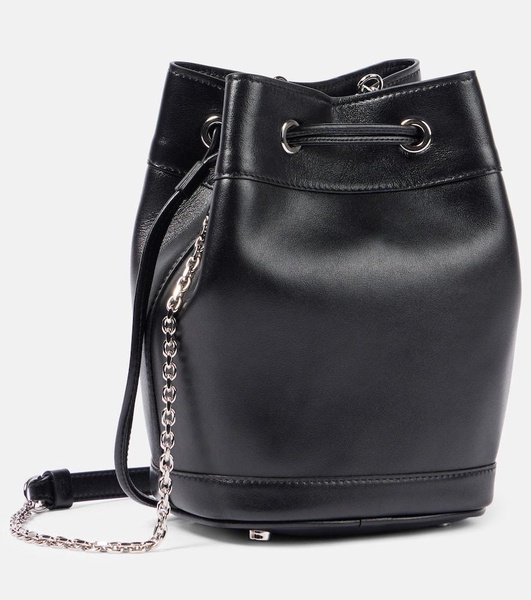 Tres Vivier leather bucket bag