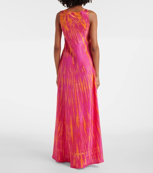 Camille silk maxi dress