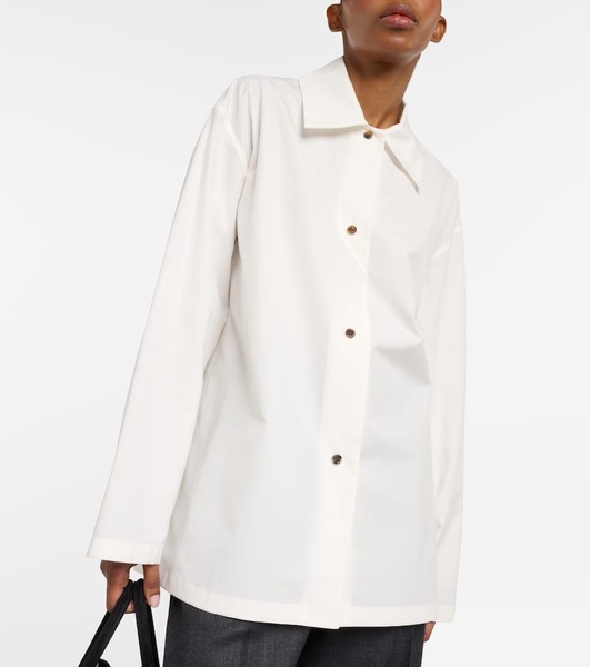 white Rigel wool shirt