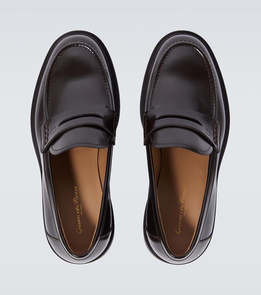 Harris leather penny loafers