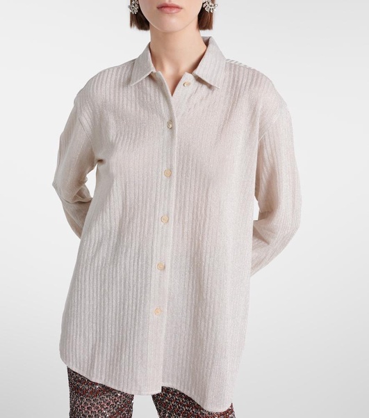 Cotton-blend shirt