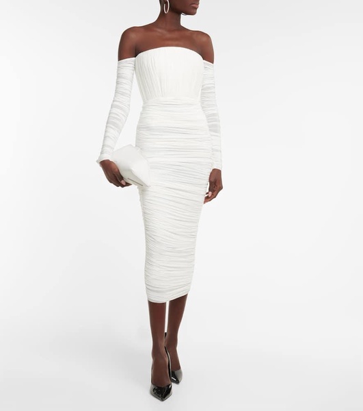 Sterling off-shoulder midi dress