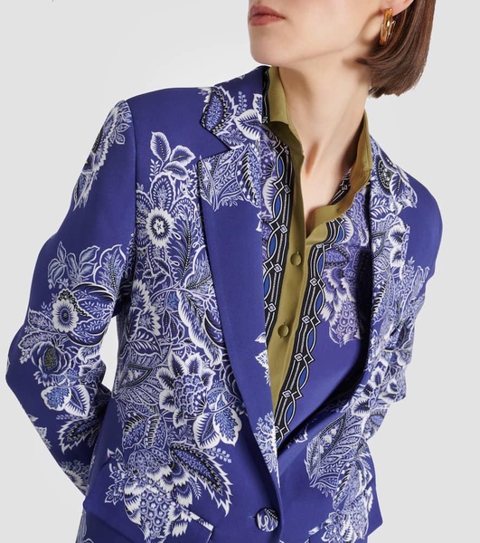 Printed blazer