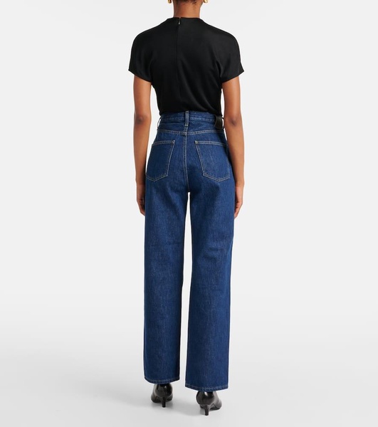 Linn high-rise straight jeans