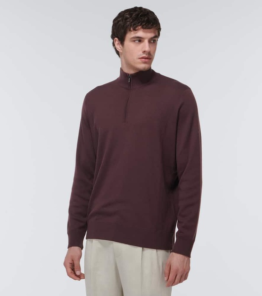 Mezzocollo Balfour cashmere, wool, and silk sweater