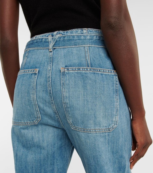 Rinley high-rise cropped jeans