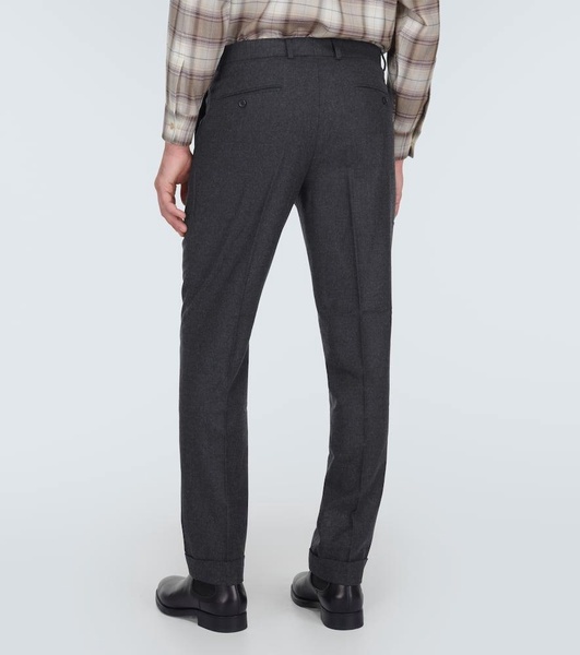 Chester wool-blend slim pants