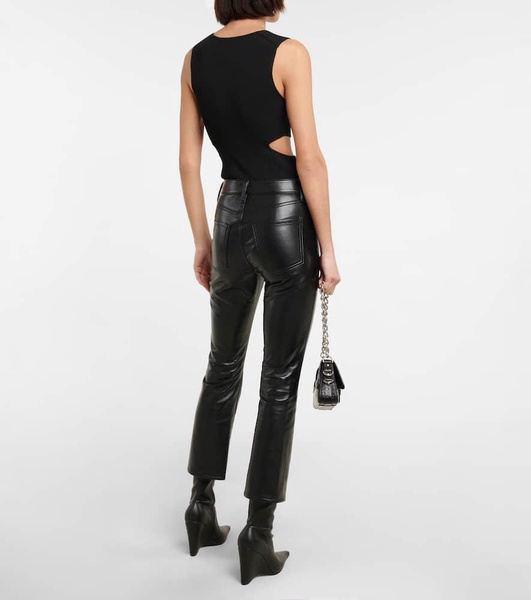 Isola mid-rise cropped bootcut pants