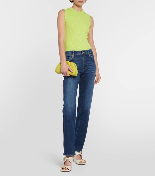 Ellie mid-rise straight jeans