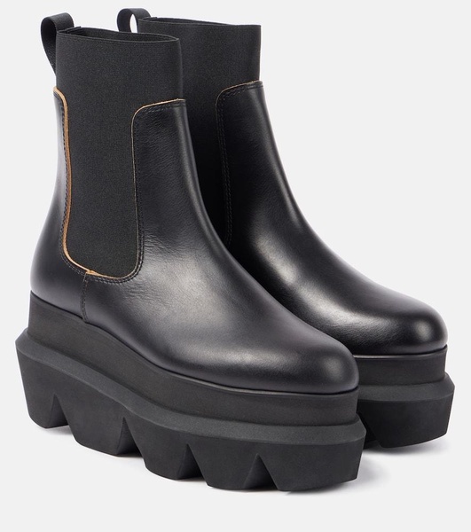 Leather Chelsea boots