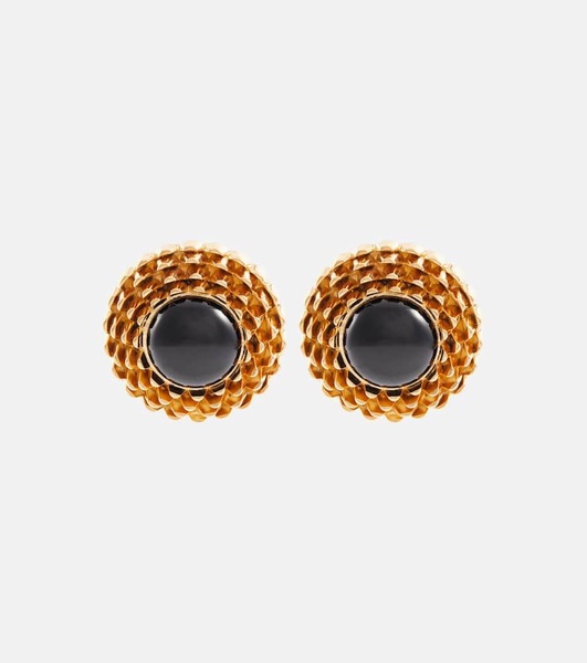 Embellished clip-on earrings