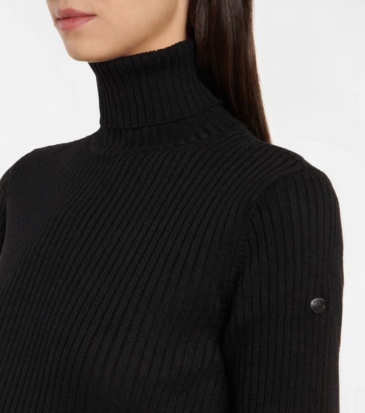 Mira ribbed-knit turtleneck sweater