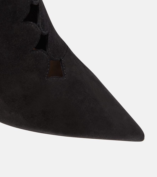 Suede ankle boots