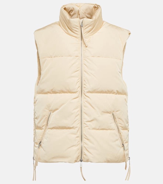 Oversized down-filled puffer vest