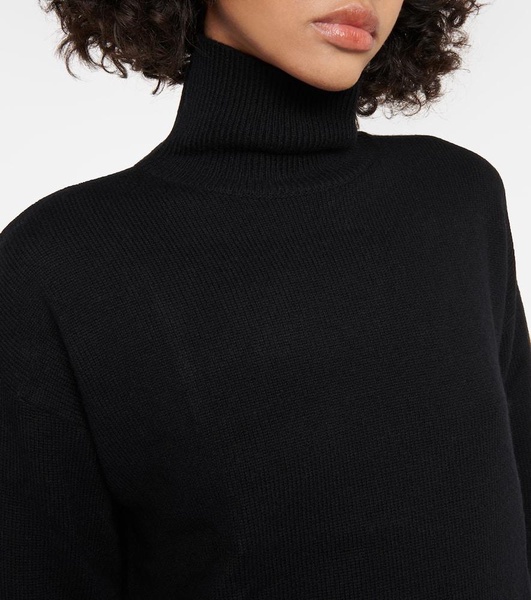 Wool and cashmere turtleneck sweater