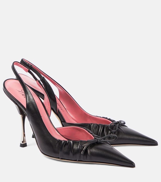 Carla 105 leather slingback pumps