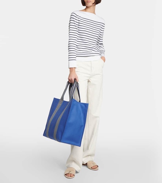 The Suitcase canvas tote bag