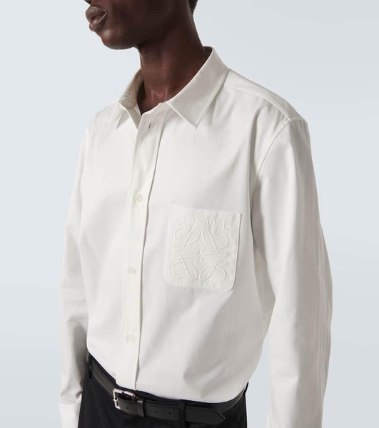 Anagram cotton twill shirt