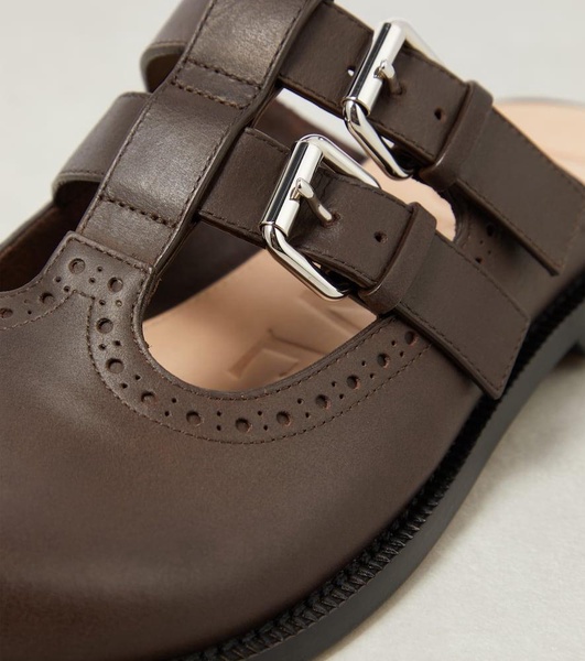 Campo leather mules