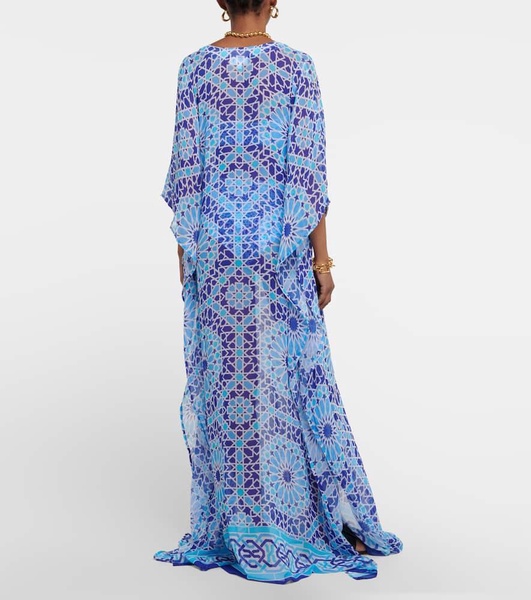 Roxanne printed chiffon kaftan