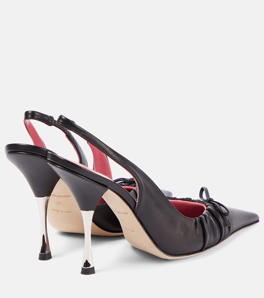 Carla 105 leather slingback pumps