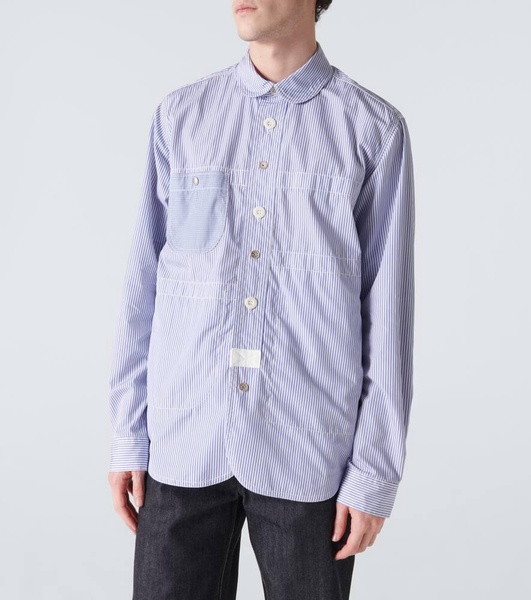 Striped cotton Oxford shirt