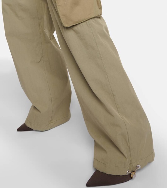 Cotton-blend cargo pants