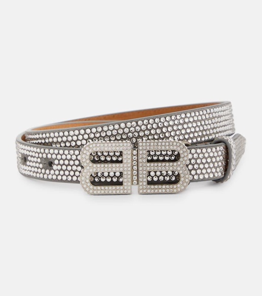 BB Hourglass thin embellished belt