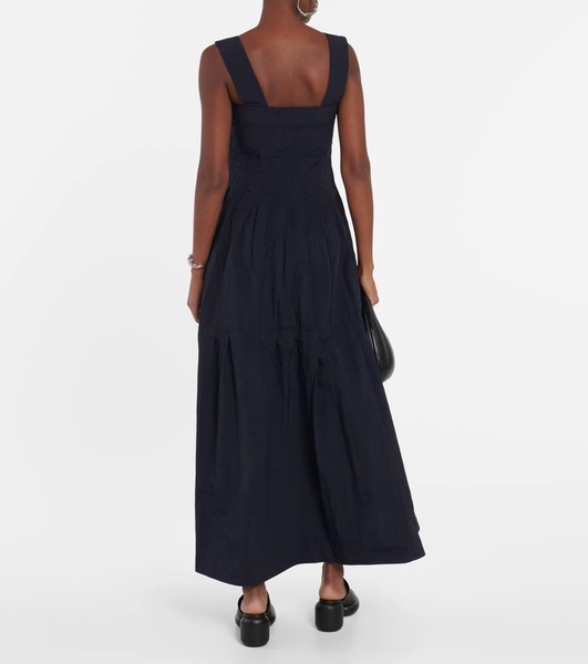 Square-neck maxi dress