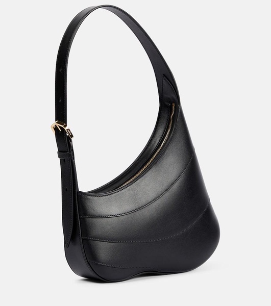 Leather shoulder bag