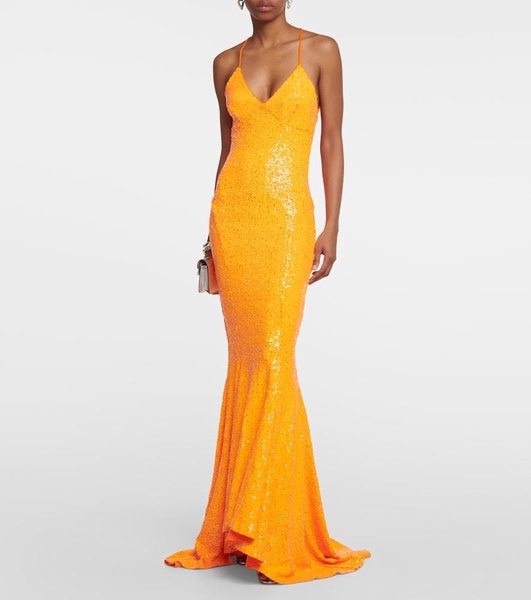 Sequined gown