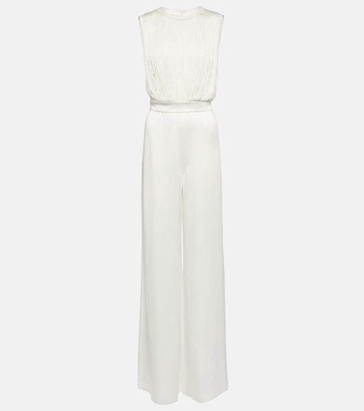 Bridal Beirut satin jumpsuit