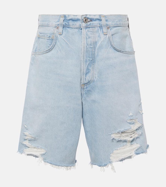 Ayla distressed denim shorts