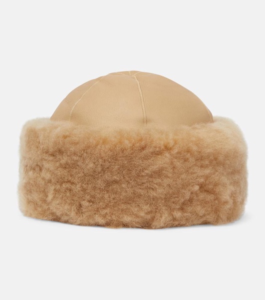 Colbacco shearling and cashmere hat