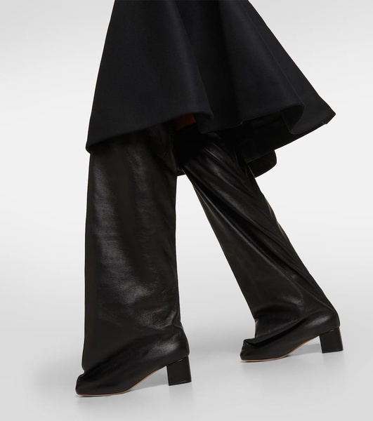 Bowe leather over-the-knee boots