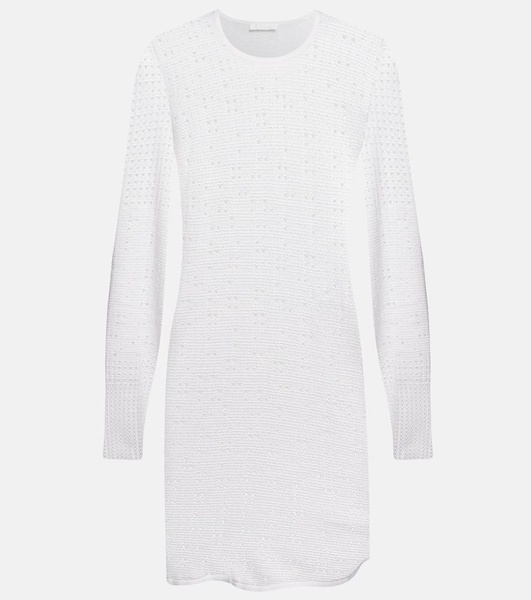 Wool, cashmere and silk minidress