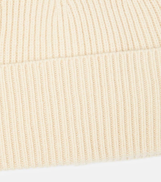 Wool and cashmere beanie