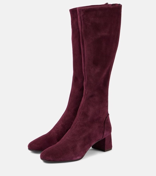 Saint Honore 50 suede knee-high boots