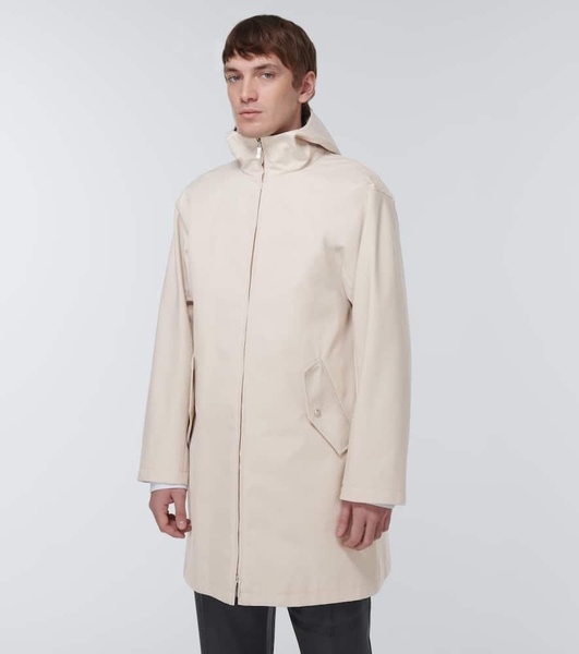 Waterproof cotton twill parka