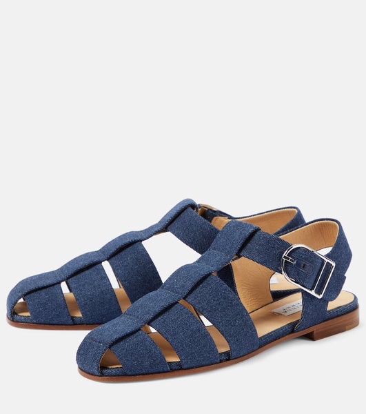 Lynn denim sandals 