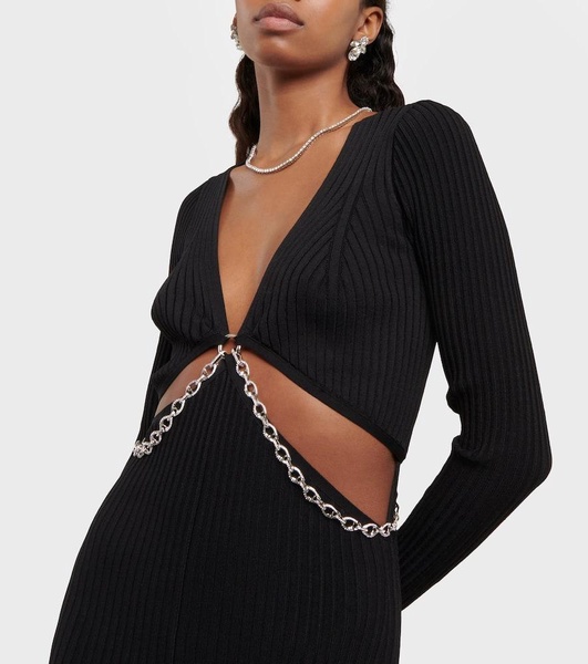 Kathryn ribbed-knit midi dress