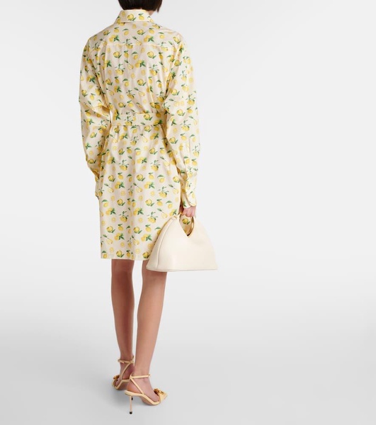 Boero printed cotton shirt dress