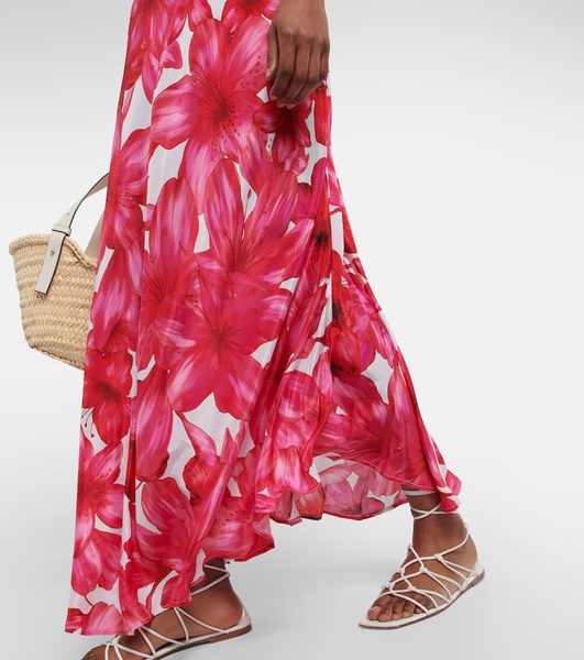 Colette floral cutout maxi dress