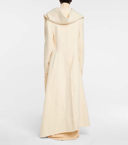 Rivoli asymmetrical cashmere coat